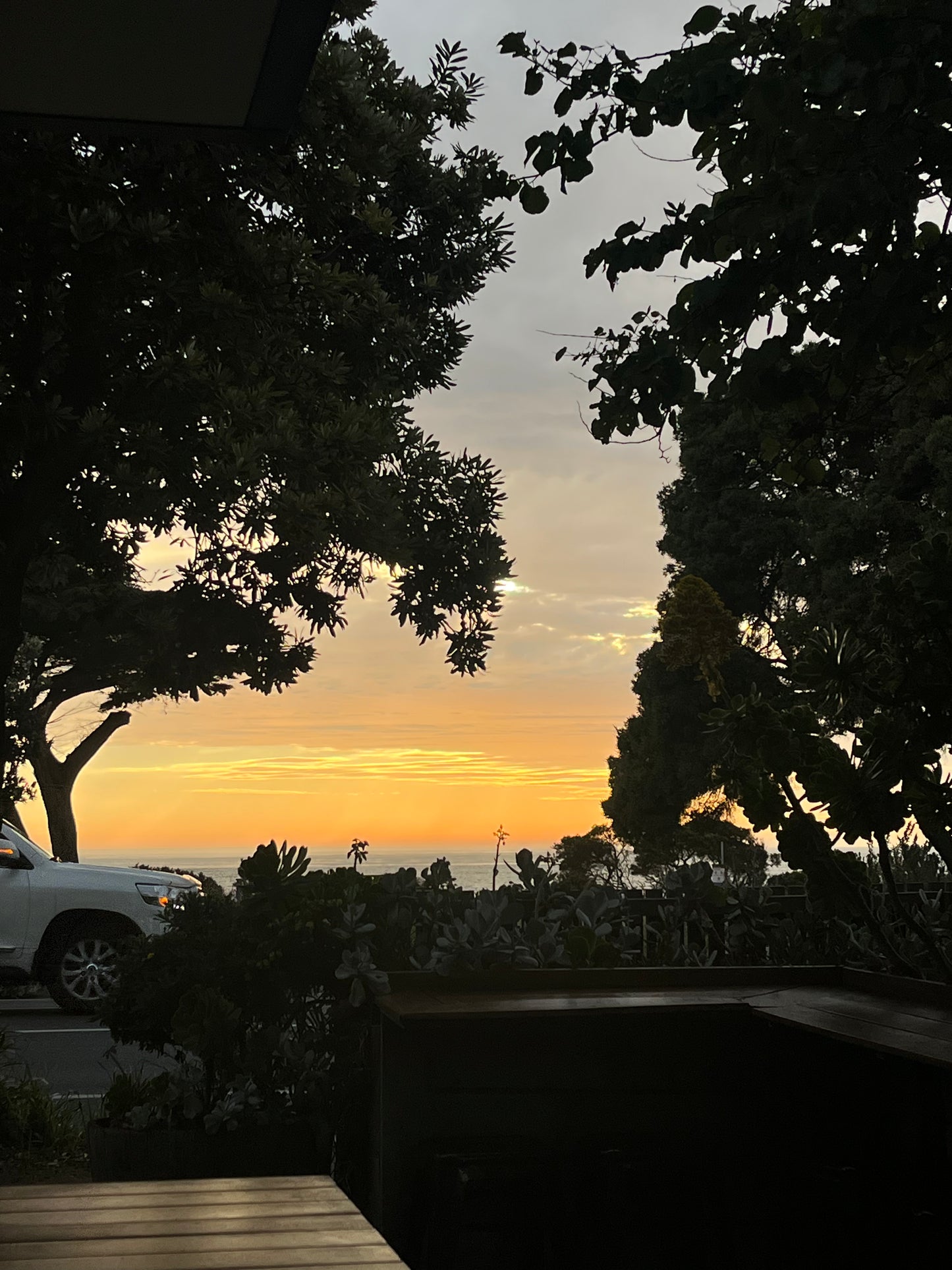 High quality print of a photograph capturing the local Torquay sunrise. The vibrant scene evokes the beauty and calm of the costal life. Printed on premium material for a sophisticated finish.